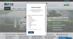 Desktop Screenshot of mepospower.com